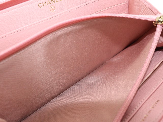 正規品 CHANEL サンバイダー ココマークドット柄 うすピンク系