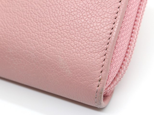 CHANEL シャネル ココマーク ダブルステッチ ジッピーウォレット