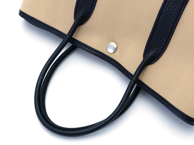 HERMES エルメス ガーデンパーティTPM トートバッグ キャンバス カーフ