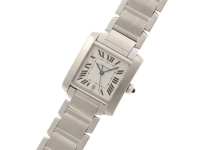 Cartier カルティエ タンクフランセーズ LM W51002Q3 SS/シルバー文字  