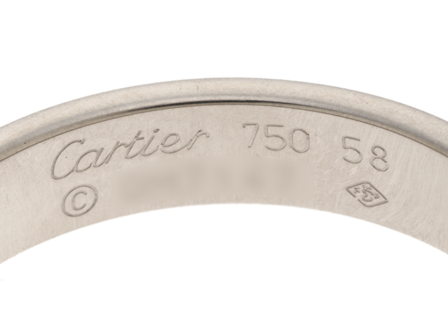 Cartier カルティエ ミニラブリング ホワイトゴールド #58 18号【435
