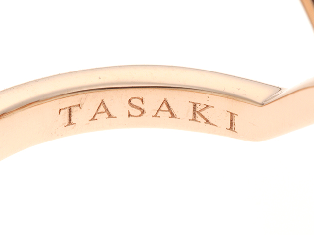 美品 TASAKI タサキ アブストラクトスター ピアス 淡水パール SG750 K18PG ピンクゴールド レディース ジュエリー