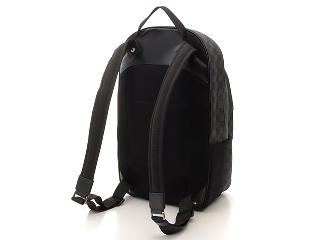 美品 ルイヴィトン ダミエグラフィット ミカエル リュック N58024 大容量 ルイ・ヴィトン LOUIS VUITTON ミカエル N58024 ブラック ダミエグラ
