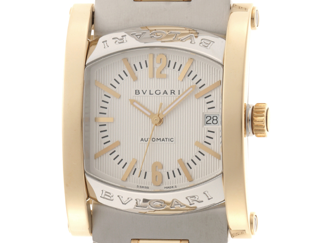 BVLGARI ブルガリ アショーマ AA44SG オートマチック シルバー文字盤 ...