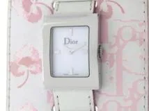 Christian Dior ディオール Dロゴ ダイヤモンド 腕時計 シェル