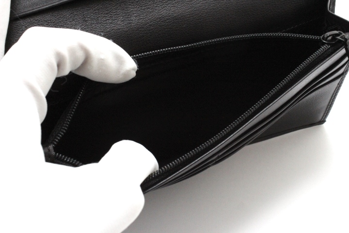 Dunhill ダンヒル 二つ折りzip長財布 ブラック レザー メンズ財布 430 の購入なら 質 の大黒屋 公式