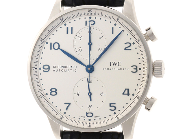 IWC IW371415 ポルトギーゼ メーカーコンプリート 腕時計 K18PG 革 メンズ
