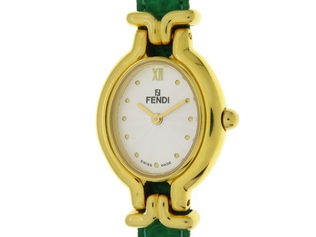 FENDI フェンディ チェンジベルト レディース 女性用腕時計 クオーツ ゴールド マルチカラー 640L 【474】 の購入なら「質」の