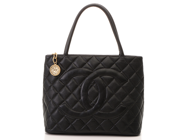 CHANEL シャネル 復刻トート バッグ ブラック キャビアスキン ゴールド金具【430】2148103316364 の購入なら「質」の大黒屋（公式）