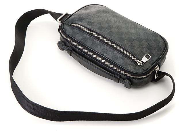 LOUIS VUITTON◇アンブレール_ダミエ・グラフィット_BLK/PVC/BLK