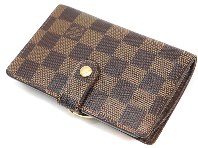 LOUIS VUITTON ルイヴィトン 財布 ポルトフォイユ・ヴィエノワ 2つ折り がま口財布 ダミエ N61674 2148103321290  【200】