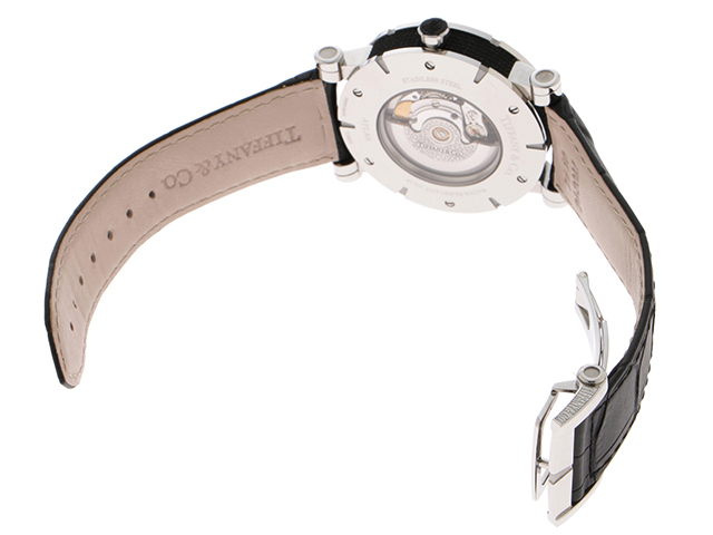 直径約29腕周りTIFFANY&Co. アトラス ドーム レディース 腕時計 自動巻き レザー