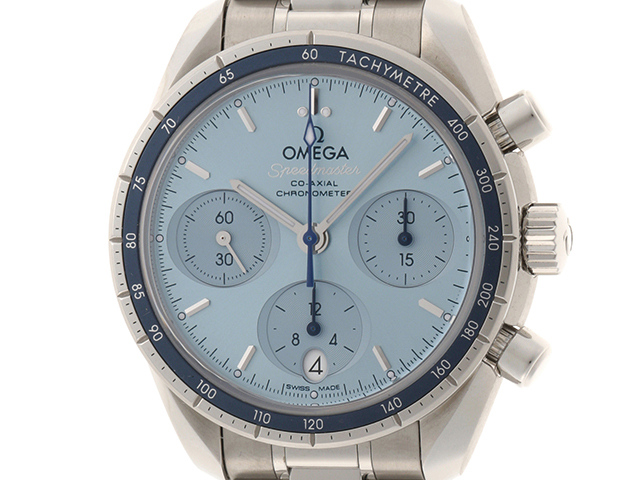 オメガ OMEGA スピードマスター38 324.30.38.50.01.001 ブラック ステンレススチール 自動巻き メンズ 腕時計