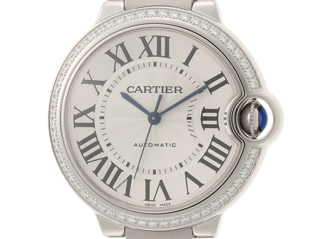 Cartier バロンブルー ダイヤ 時計