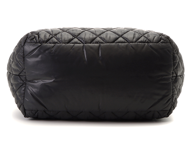 CHANEL シャネル コココクーン ハンドバッグ ナイロン レザー