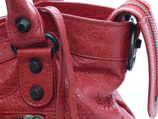 BALENCIAGA バレンシアガ ザ・タウン ハンドバッグ レッド 赤