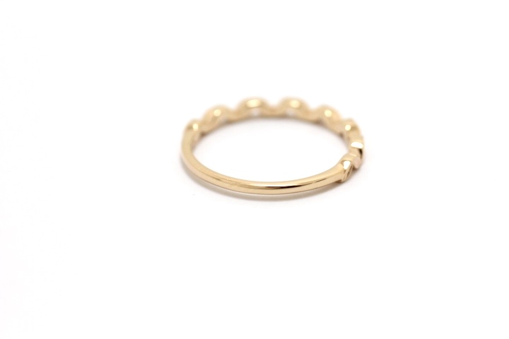 agete アガット リング 指輪 K10PG ピンクゴールド ダイヤモンド 0.01ct 11号 【460】の購入なら「質」の大黒屋（公式）