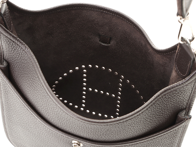 HERMES エルメス エヴリン2PM ショルダーバッグ ショコラ ダーク HERMES エルメス エヴリン2PM ショルダーバッグ ショコラ ダーク