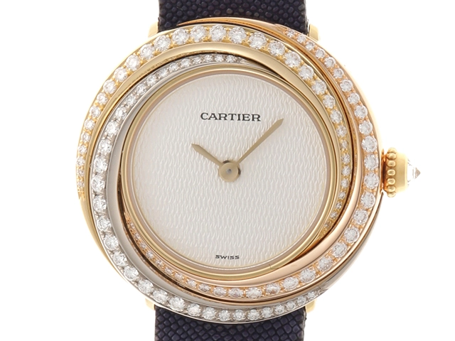 Cartier カルティエ 時計 トリニティ WG200351 クオーツ ダイヤベゼル 