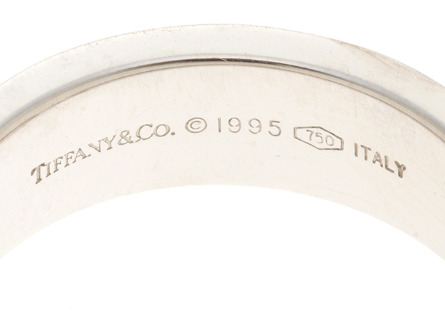 TIFFANY&Co. TIFFANY&Co. ティファニー ピアスド アトラス 4P ダイヤモンド リング・指輪 K18ホワイトゴールド レディース