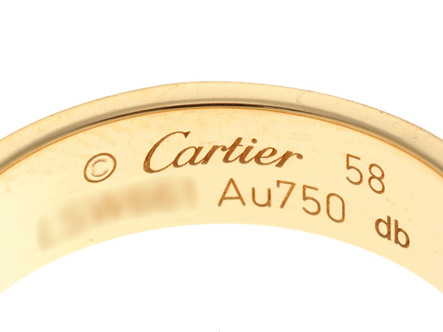 CARTIER カルティエ ラブリング B4084648 イエローゴールド 6.4ｇ 58号