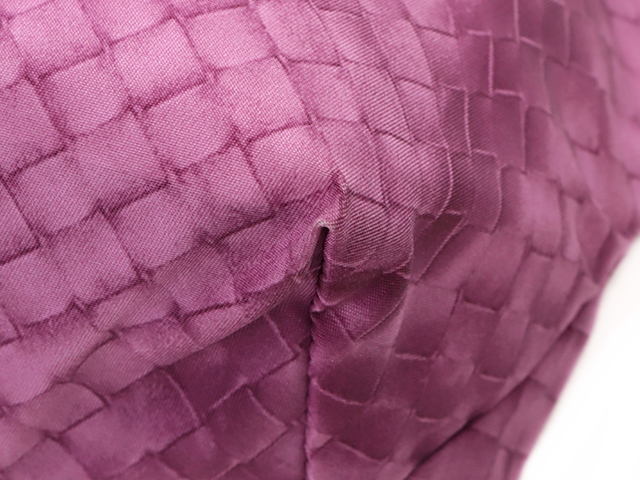 BOTTEGA VENETA ボッテガヴェネタ トートバッグ イントレッチオリュージョン ナイロン パープル 【430】