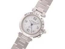 Cartier カルティエ 時計 パシャC メリディアン 自動巻き ホワイト文字盤 ステンレス ユニセックス （2148103341229）【200】