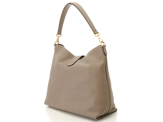 FENDI フェンディ ワンショルダーバッグ レザー グレージュ