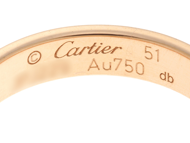 Cartier カルティエ ミニラブリング B4085200 K18PG ピンクゴールド 51