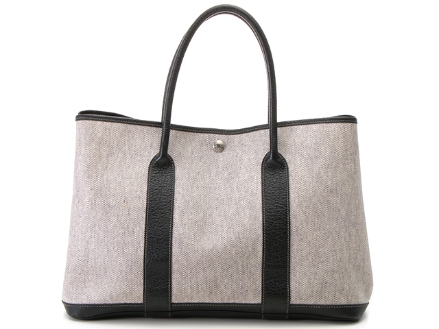 HERMES エルメス バッグ ガーデンパーティPM キャンバス/カーフ HERMES エルメス バッグ ガーデンパーティPM キャンバス/カーフ