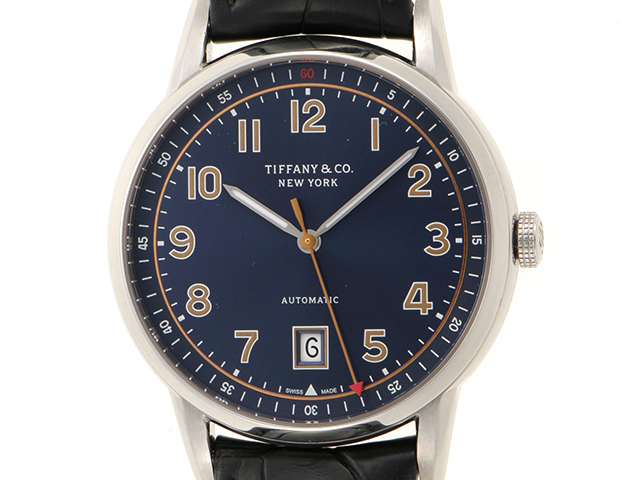 TIFFANY ＆ Co. ティファニー 時計 CT60 34667926 自動巻き時計 ブルー 