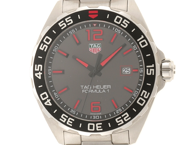 TAG Heuer タグ・ホイヤー フォーミュラ1 WAZ1018.BA0842 グレー メンズ クオーツ ステンレス SS  （2148103368400） 【430】 の購入なら「質」の大黒屋（公式）