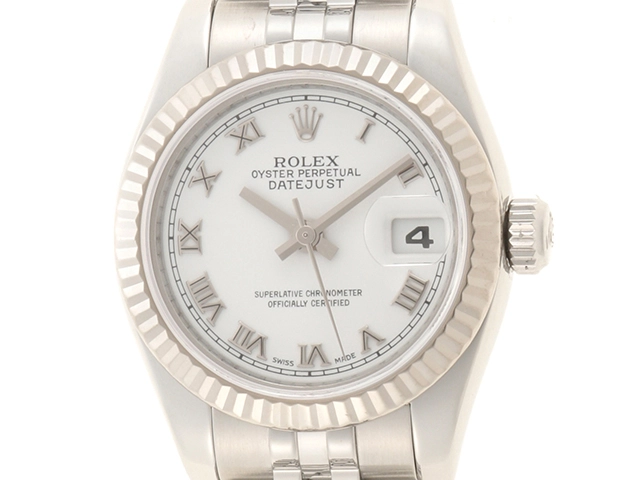 ロレックス ROLEX 179174 Z番(2006年頃製造) ホワイト レディース 腕時計