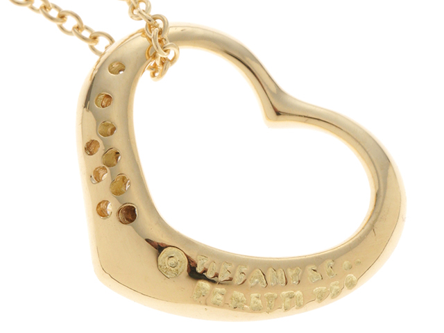 ティファニー　オープンハートネックレス　ダイヤモンド18kゴールド TIFFANY&Co. Tiffany&Co. ティファニー 5連オープンハートネックレス