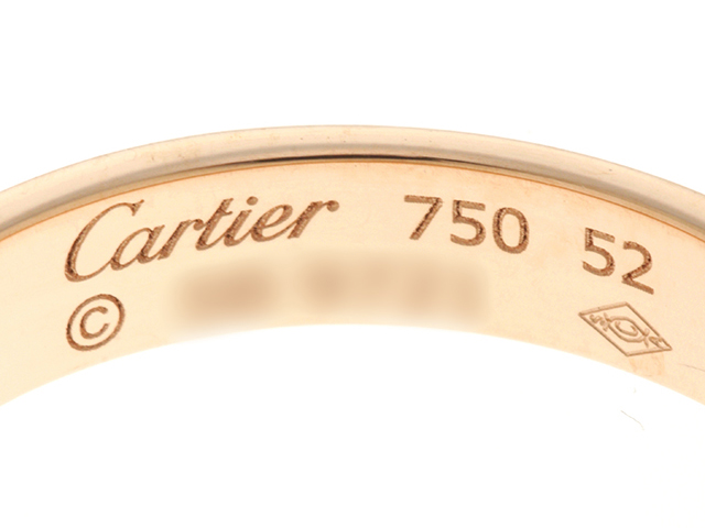 Cartier カルティエ 指輪 ミニラブリング K18ピンクゴールド B4085200 約12号 【437】の購入なら「質」の大黒屋（公式）