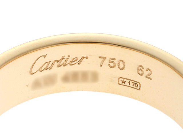 Cartier カルティエ ラブリング YG イエローゴールド 62号 本体のみ