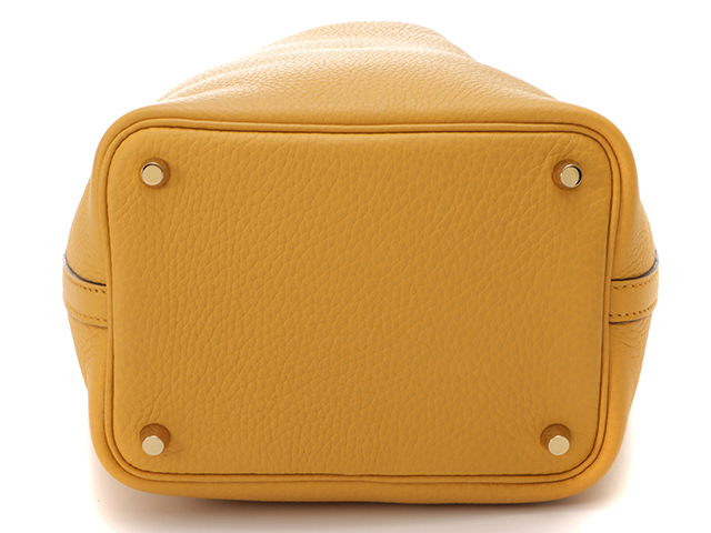 HERMES エルメス ピコタンロックPM ジョーヌアンブル/GP D刻印 HERMES エルメス ピコタンロックPM ジョーヌアンブル/GP D刻印