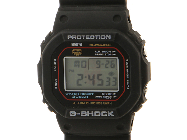 CASIO カシオ　腕時計　G-SHOCK　電波時計　DW-5000　ステンレス／樹脂　クオーツ【472】SJ