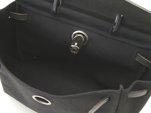 箱・布袋あり】HERMES エールライン いろ アドPM レザー×キャンバス  