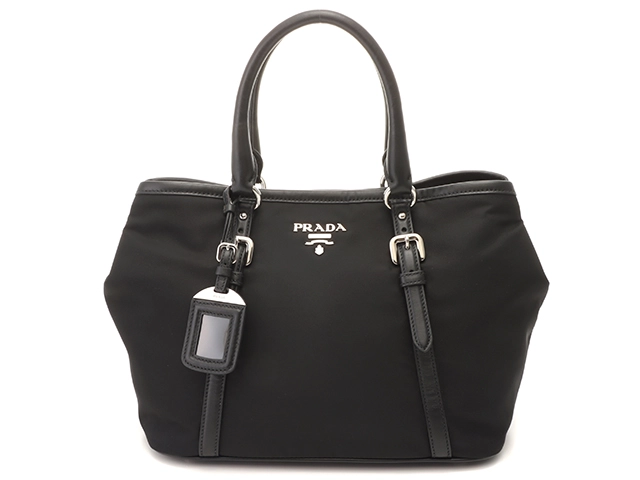 PRADA プラダ 2wayトートバッグ ブラック ナイロン/カーフ BN1841