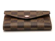 LOUIS VUITTON ルイ・ヴィトン ポルトフォイユ・ヴィクトリーヌ 3つ折り 財布 N61700 ダミエ ローズバレリーヌ 【460】  2148103388422 の購入なら「質」の大黒屋（公式）