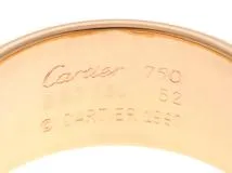 Cartier カルティエ　２Ｃワイドリング　3カラー　ホワイトゴールド×ピンクゴールド×イエローゴールド　52号　750　ＰＧ×ＹＧ×ＷＧ　18Ｋ　 指輪　リング　2Ｃ【472】ＨＦ