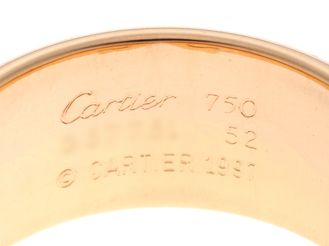 Cartier カルティエ　２Ｃワイドリング　3カラー　ホワイトゴールド×ピンクゴールド×イエローゴールド　52号　750　ＰＧ×ＹＧ×ＷＧ　18Ｋ　 指輪　リング　2Ｃ【472】ＨＦ