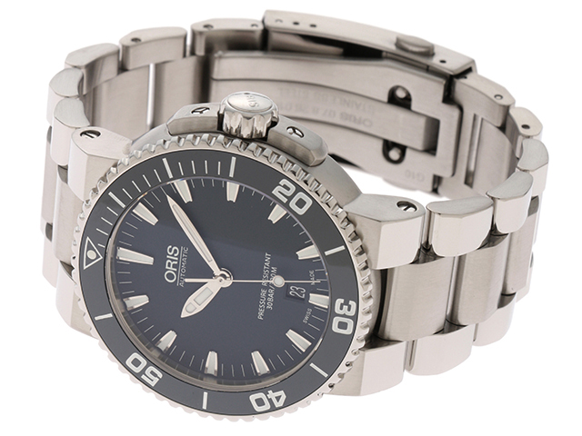 ORIS(オリス) / アクイスデイト/自動巻/BLK/01 733 7653 4722-07