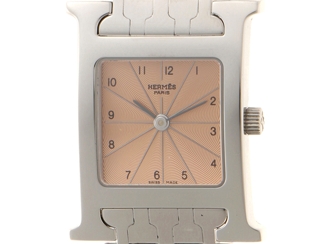 Hermes エルメス 時計 ｈウォッチ Hh1 210 ピンク文字盤 レディース ステンレス クオーツ 436 の購入なら 質 の大黒屋 公式