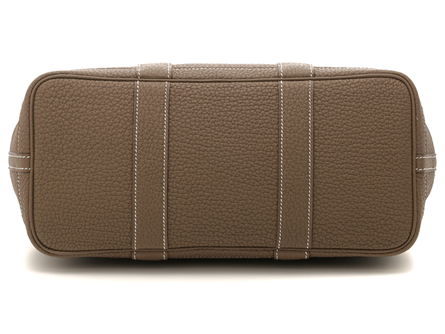 HERMES エルメス ガーデンパーティTPM トートバッグ ネゴンダ エトゥープ シルバー金具【434】