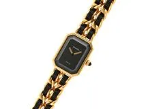 Chanel シャネル プルミエール Lサイズ H0001 腕時計 レディース 黒文字盤【471】