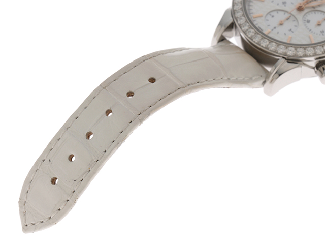 オメガ デ ヴィル 422.18.35.50.05.002 Omega De Ville Chronograph Diamond Women's Watch 422.18