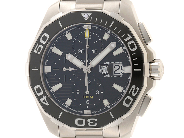 TAG HEUER タグホイヤー アクアレーサー クロノ キャリバー16 ブラック