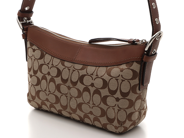 COACH　ワンショルダーバッグ COACH コーチ シグネチャー ワンショルダーバッグ F14184 ダーク